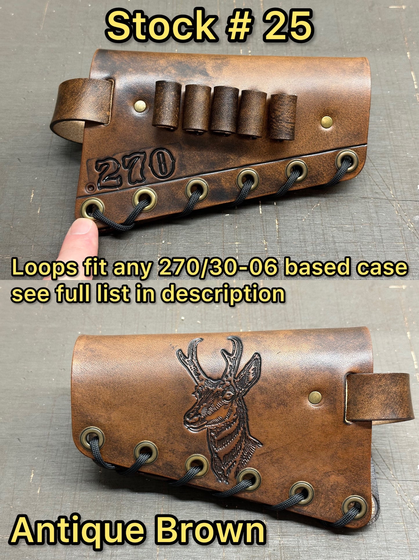 Blemished 270/30-06, 7 Mag, 300 Win Mag Cartridge Cuffs