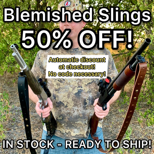 Blemished Latigo Leather Slings